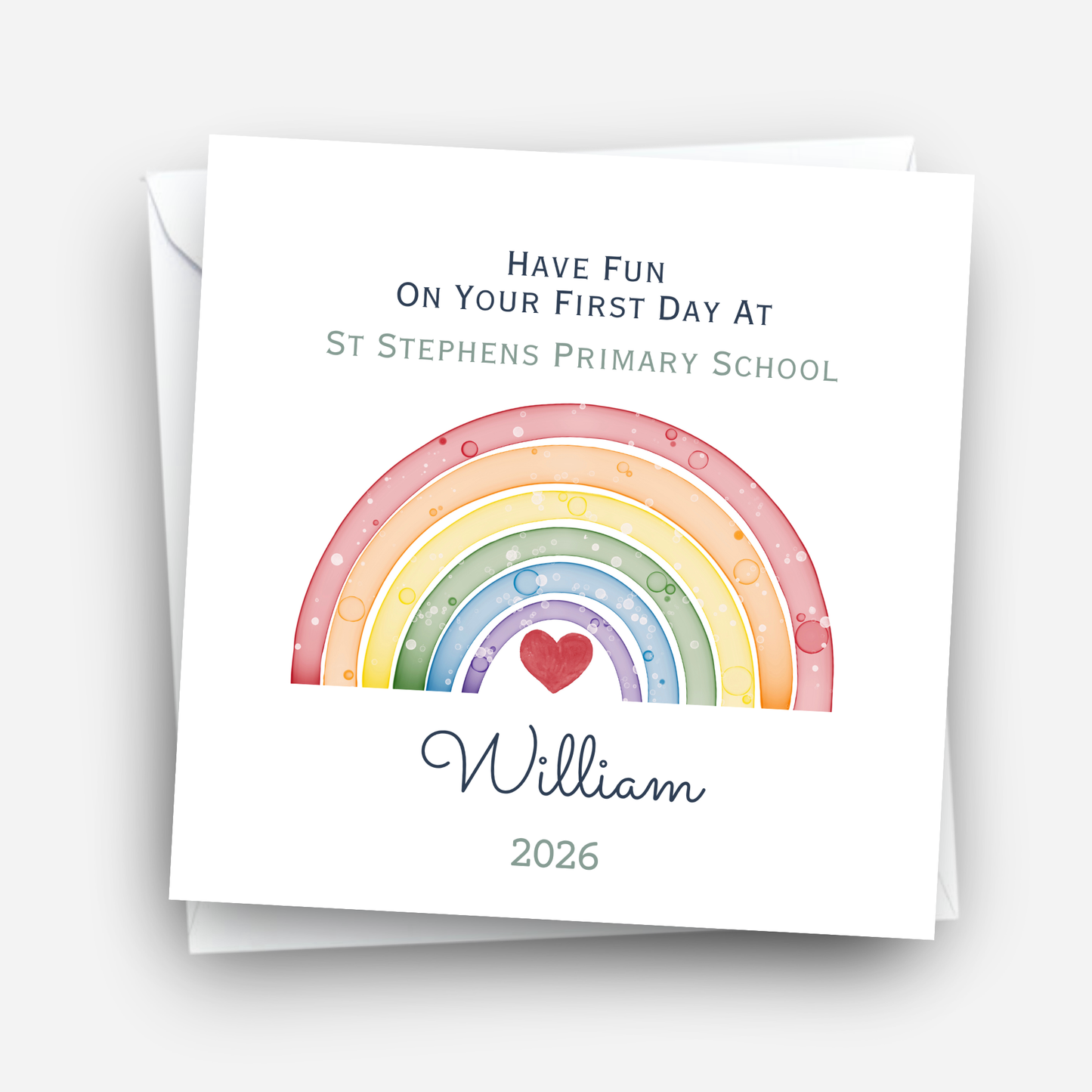 First or Last Day of School Card - C206