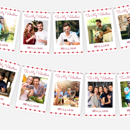 Valentine Photo Bunting - S184V