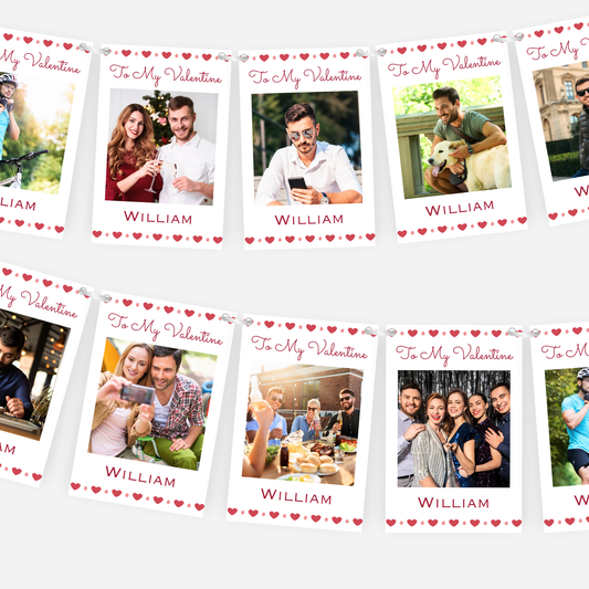Valentine Photo Bunting - S184V