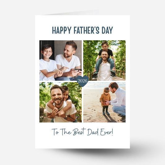 Fathers Day Four Photo Card - PC42