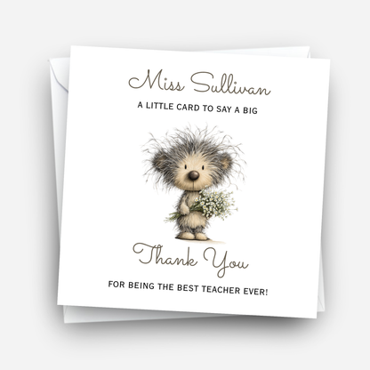 Teacher Thank you Card - C152