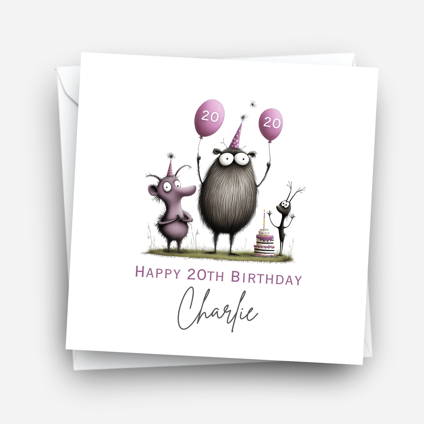 Quirky Animal Birthday Card - C564