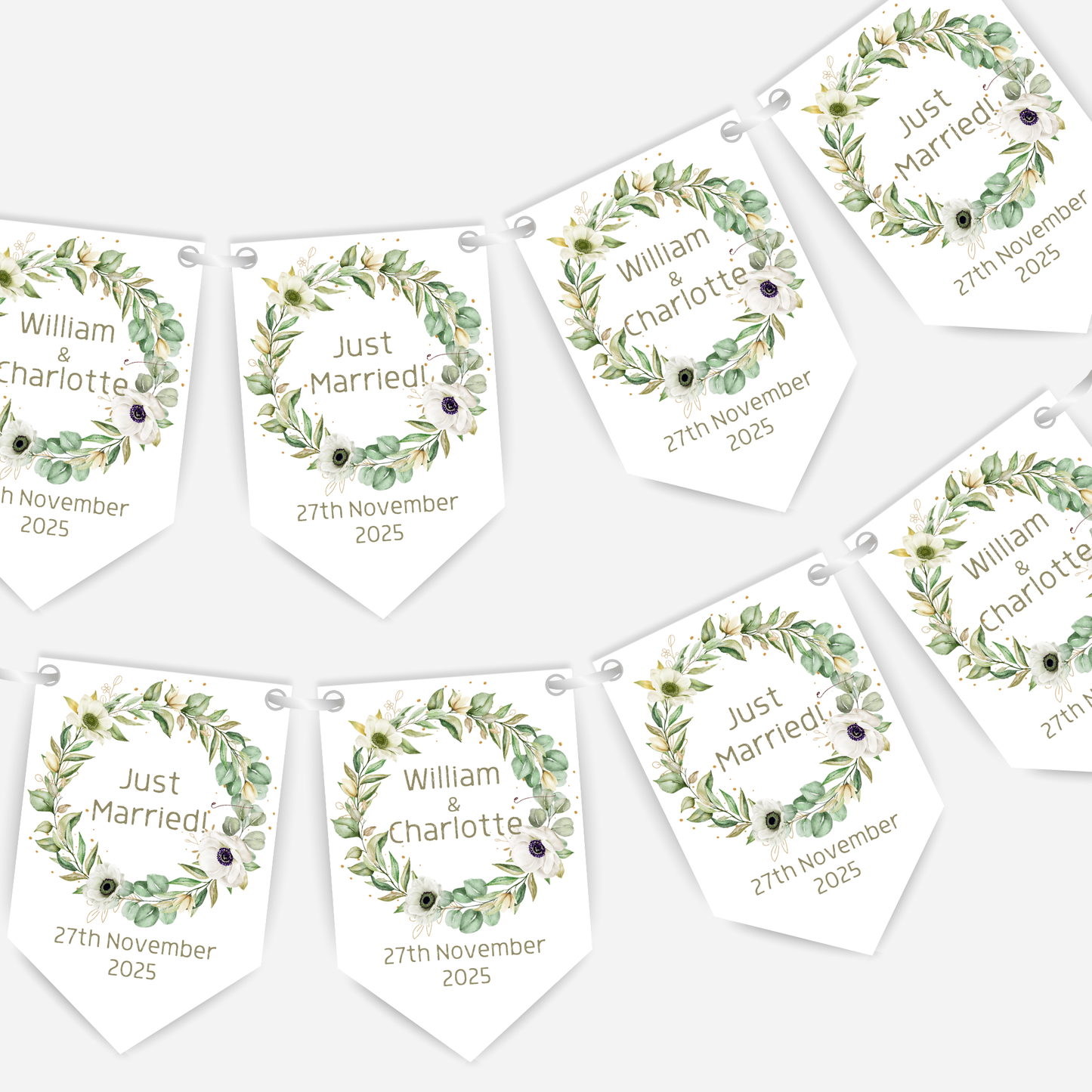 Engagement or Wedding Smaller Bunting - S166