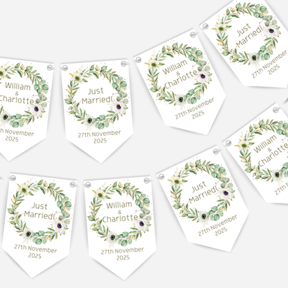 Engagement or Wedding Smaller Bunting - S166