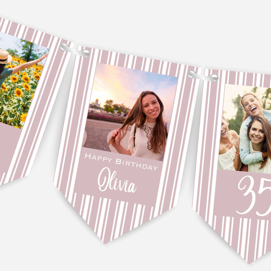 Birthday Photo Bunting - B155