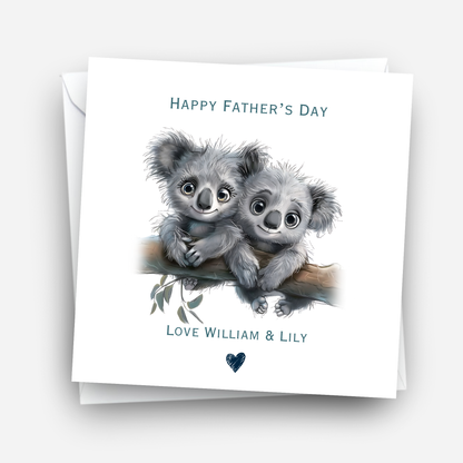 Cute Koala  - Father's Day Card - C791
