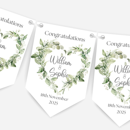 Engagement or Wedding Bunting - B112