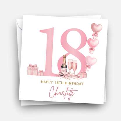 18th Birthday Card - C854