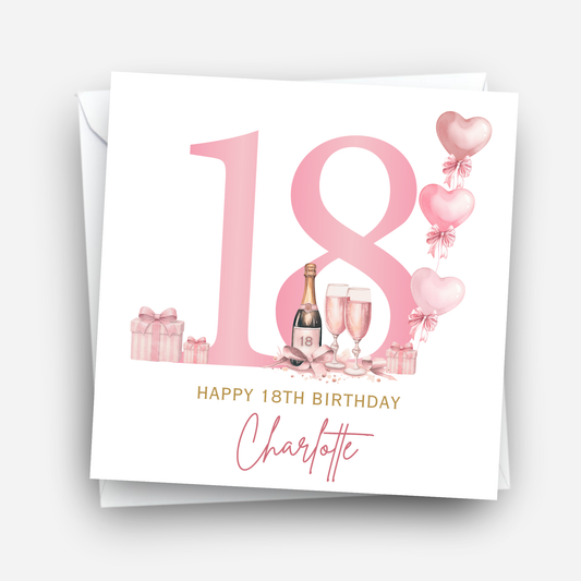 18th Birthday Card - C854