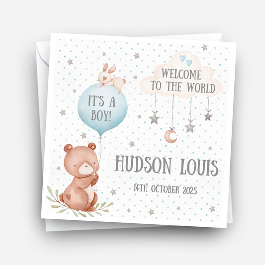 "Its A Boy" New Baby Card - C515