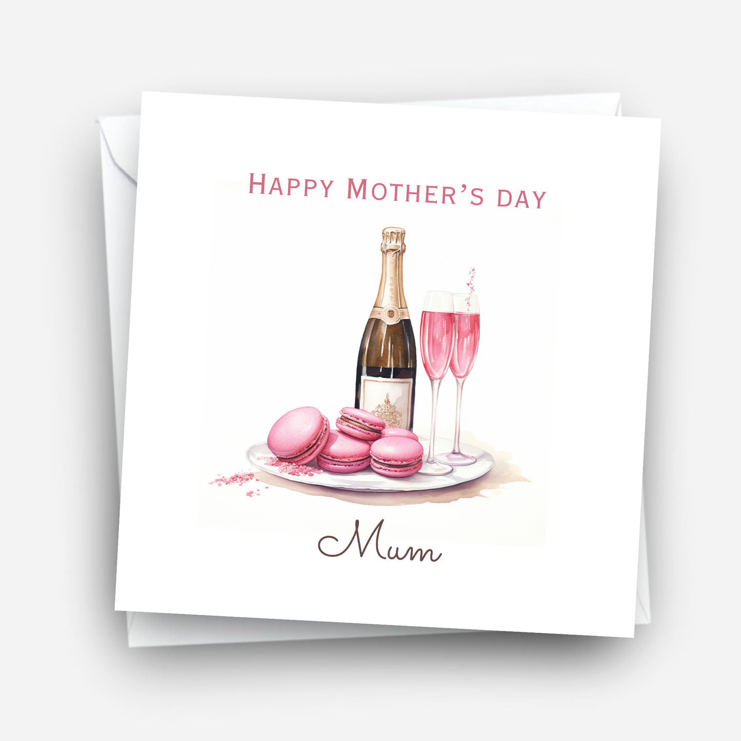 Mother's Day Card - Champagne Design - C748