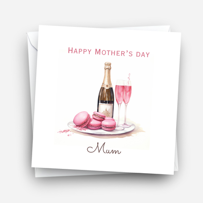 Mother's Day Card - Champagne Design - C748