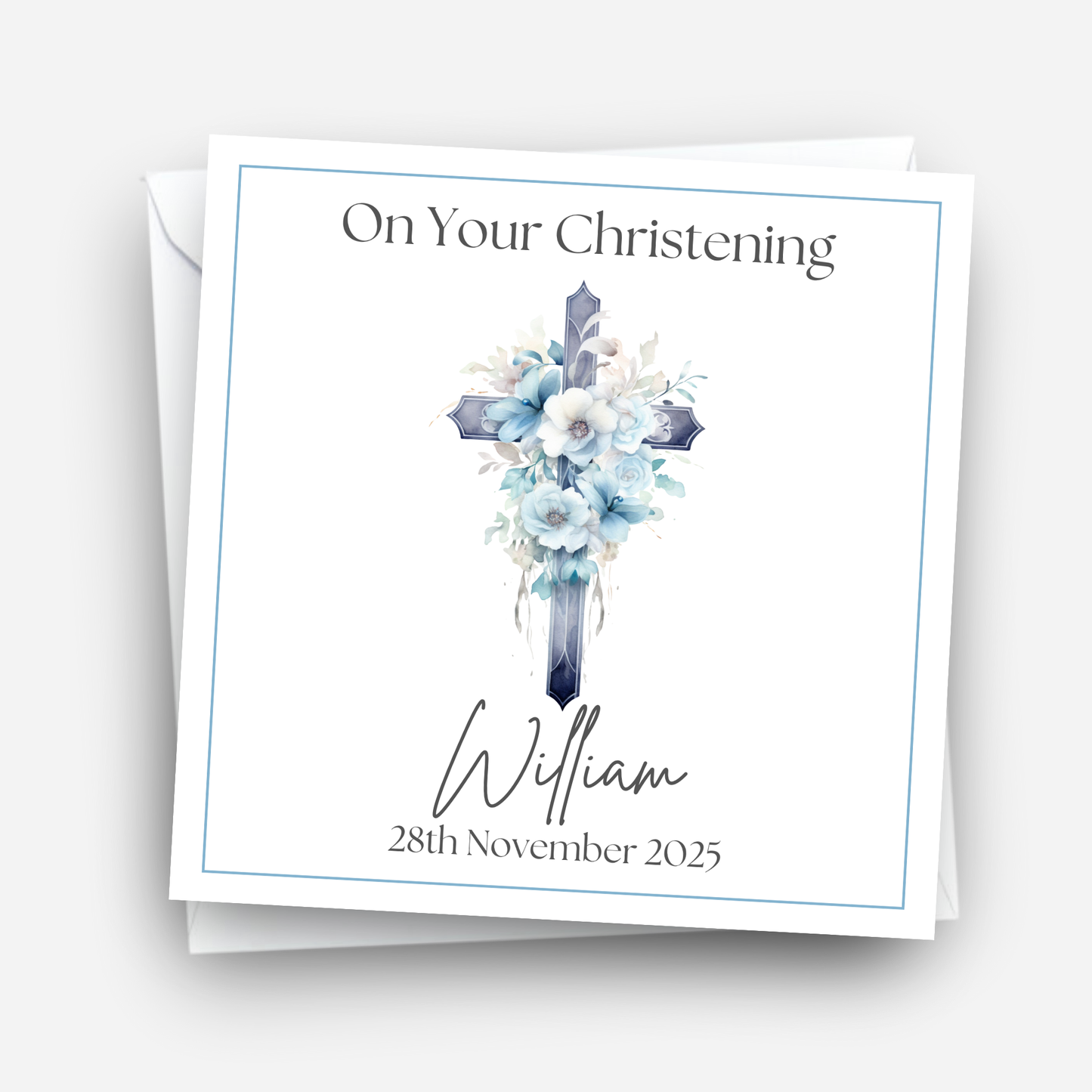 Christening & Baptism Personalised Card - C517