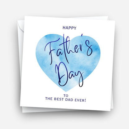 Father's Day Card - Simple Heart Design - C795