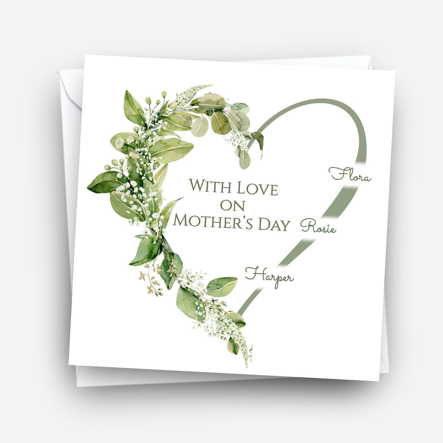 Mother's Day Card - Modern Floral Design - C729