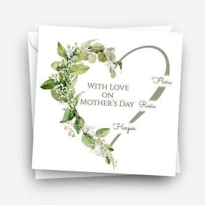 Mother's Day Card - Modern Floral Design - C729