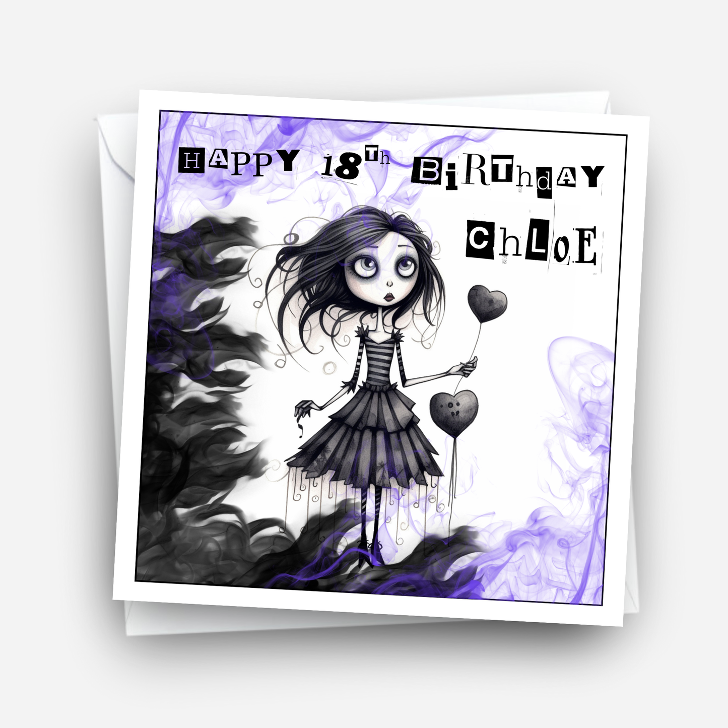 Alternative Gothic Style Birthday Card - C520