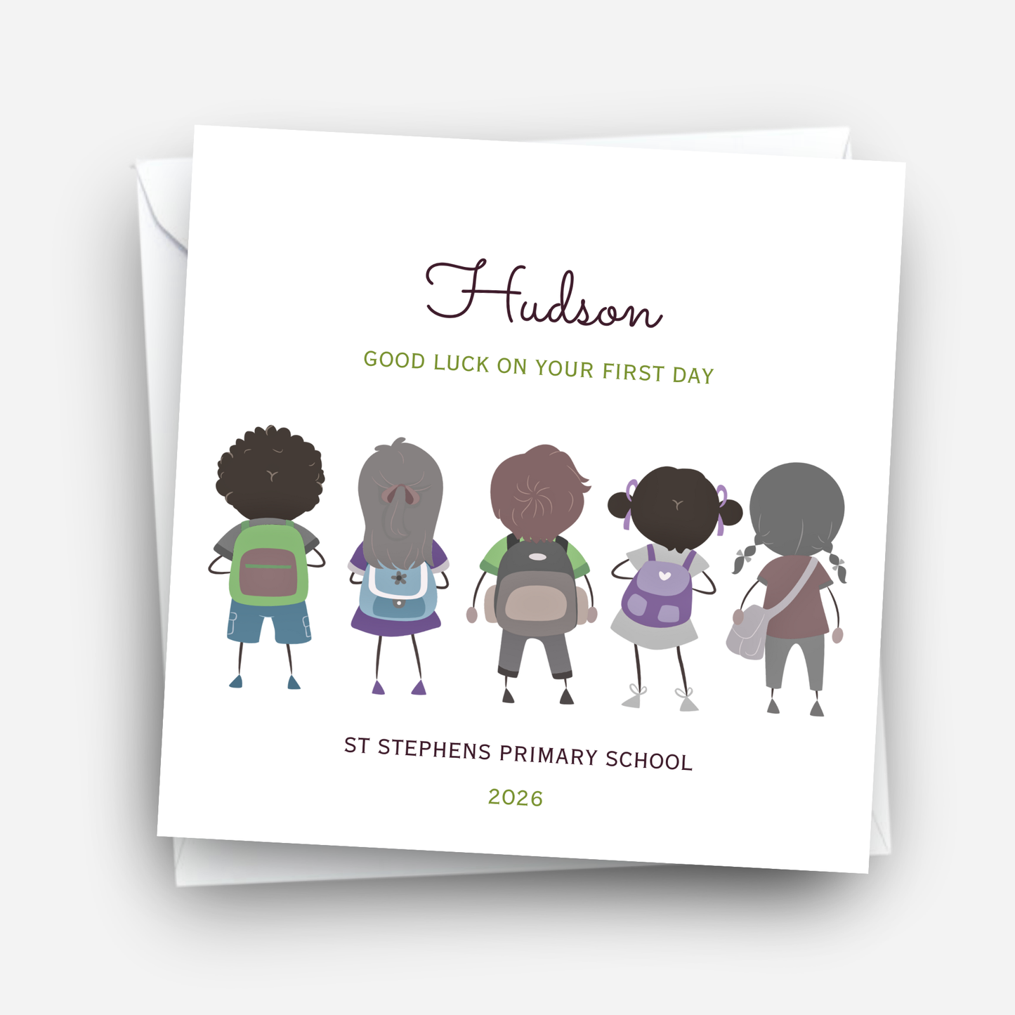 First or Last Day of School Card - C207