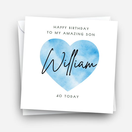 Heart Birthday Card - C503