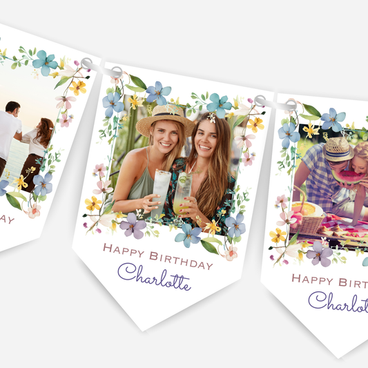 Birthday Photo Bunting - B246