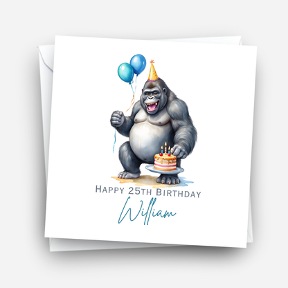 Gorilla Birthday Card - C621