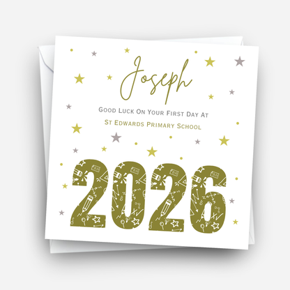 First or Last Day of School Card - C203