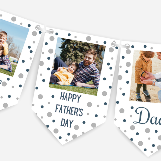 Father's Day Photo Bunting - B256