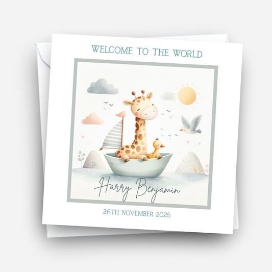 Welcome To The World Card- C666