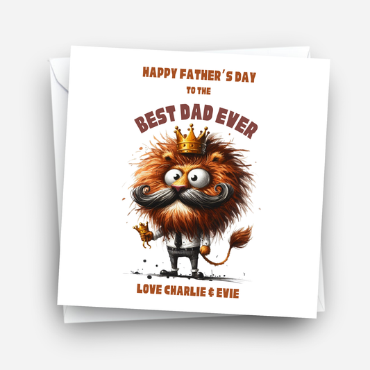 Fathers Day Card - Best Dad Ever - C803