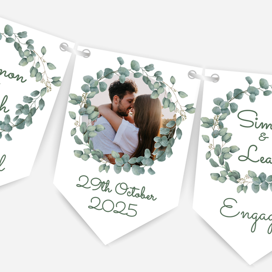 Photo Engagement or Wedding Bunting - B130