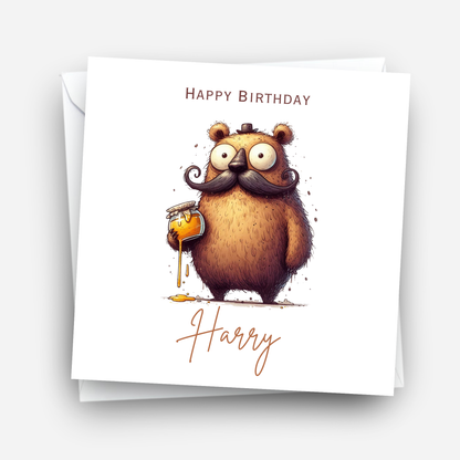 Fun Bear Birthday Card - C850
