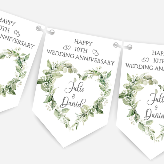 Wedding Anniversary Bunting - B229