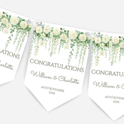 Engagement or Wedding Bunting - B287