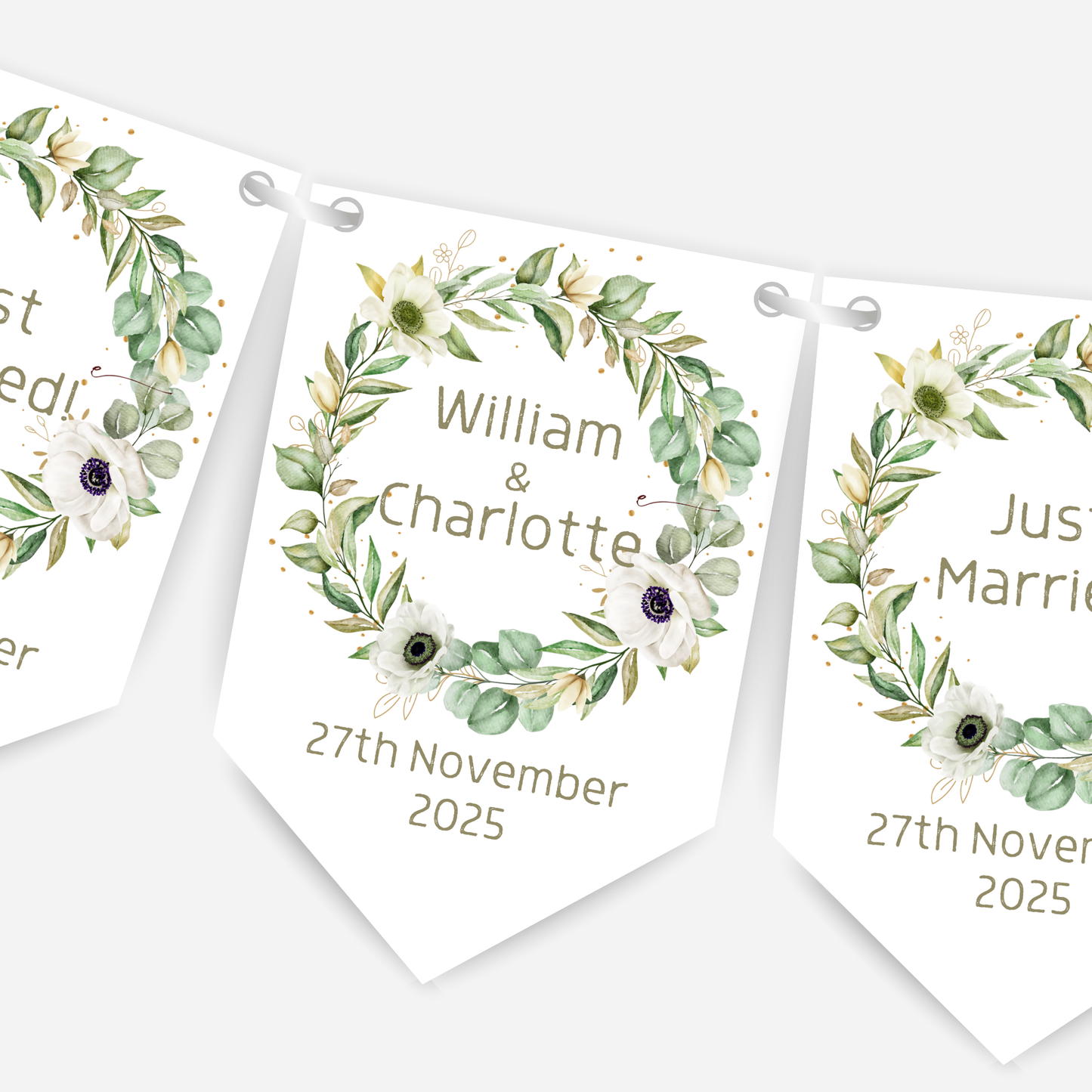 Engagement or Wedding Bunting - B166