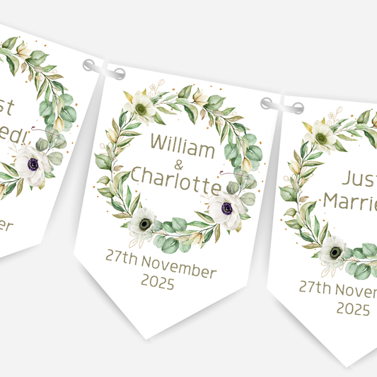 Engagement or Wedding Bunting - B166