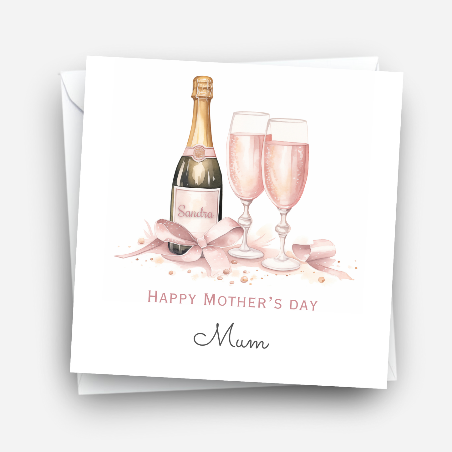Mother's Day Card - Champagne Design - C733
