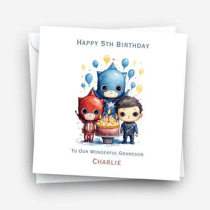 Superhero Birthday Card - C540
