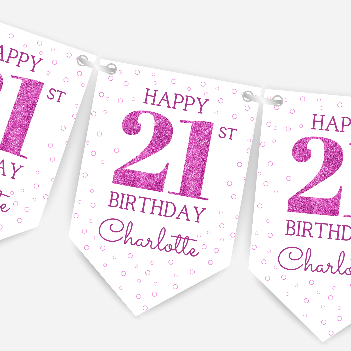 Birthday Bunting - Any Age - B244