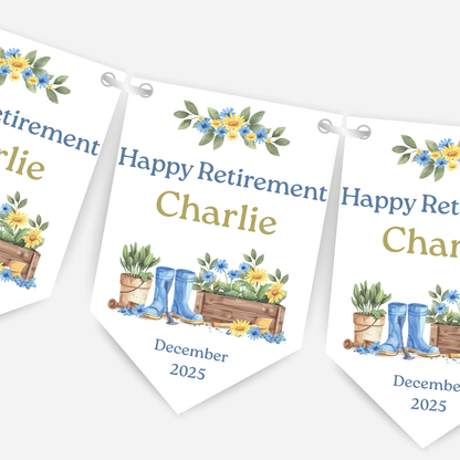 Retirement or any occasion bunting - B245