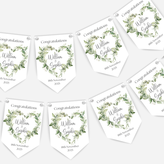 Engagement or Wedding Smaller Bunting - S112