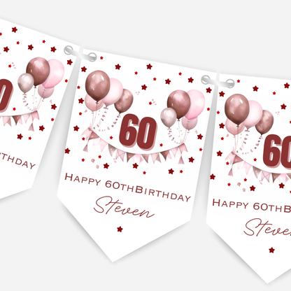 Gorgeous Party Bunting in Five Colours - B197