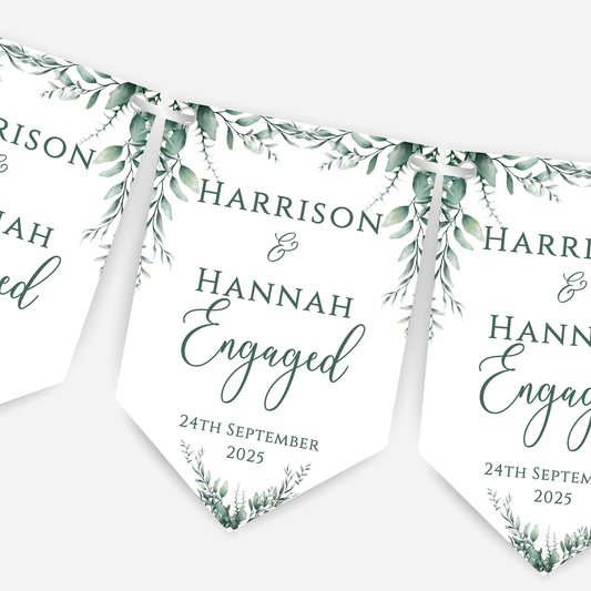 Engagement or Wedding Bunting - B128