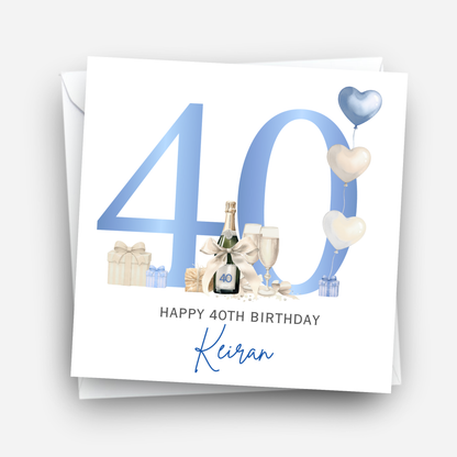 40th Birthday Card - C861
