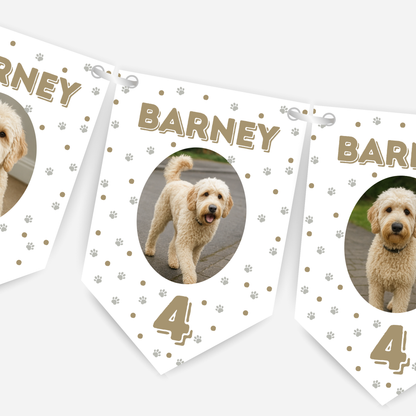 Dog Birthday Photo Bunting - B174