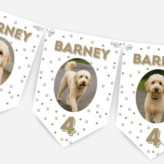Dog Birthday Photo Bunting - B174