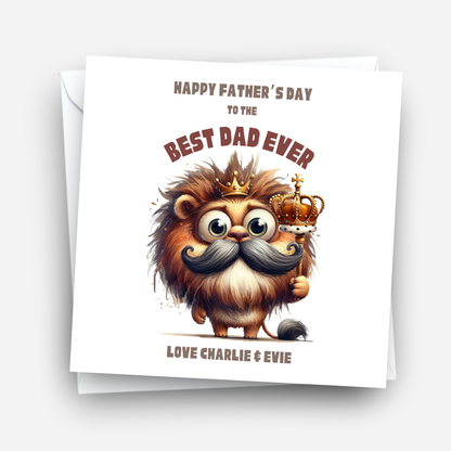 Fathers Day Card - Best Dad Ever - C802