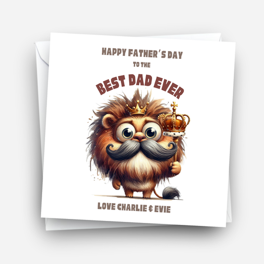Fathers Day Card - Best Dad Ever - C802