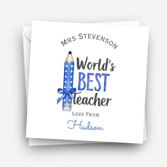 Teacher Thank you Card - C156
