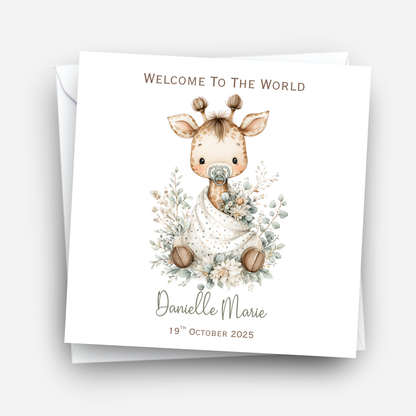 Welcome To The World Card - C671