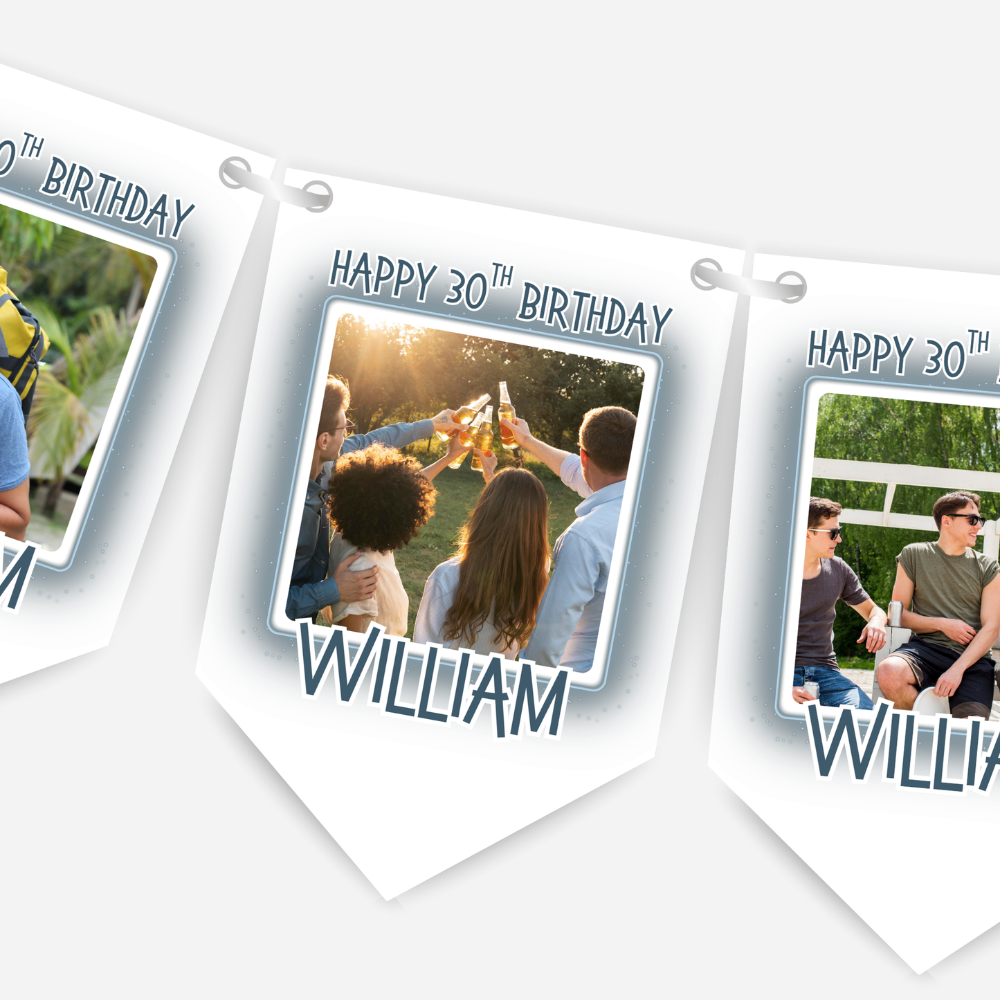 Birthday Party Photo Bunting - B302